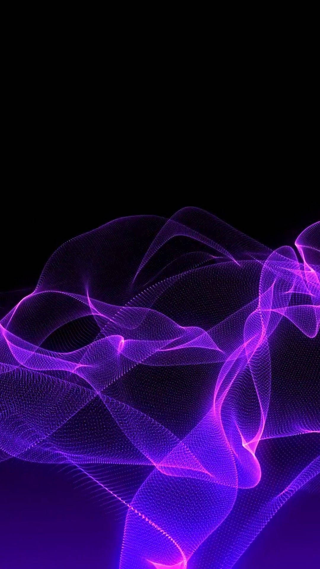 Sanaa ya Abstract ya Kificho cha Rangi ya Zambarau Picha ya Ukuta