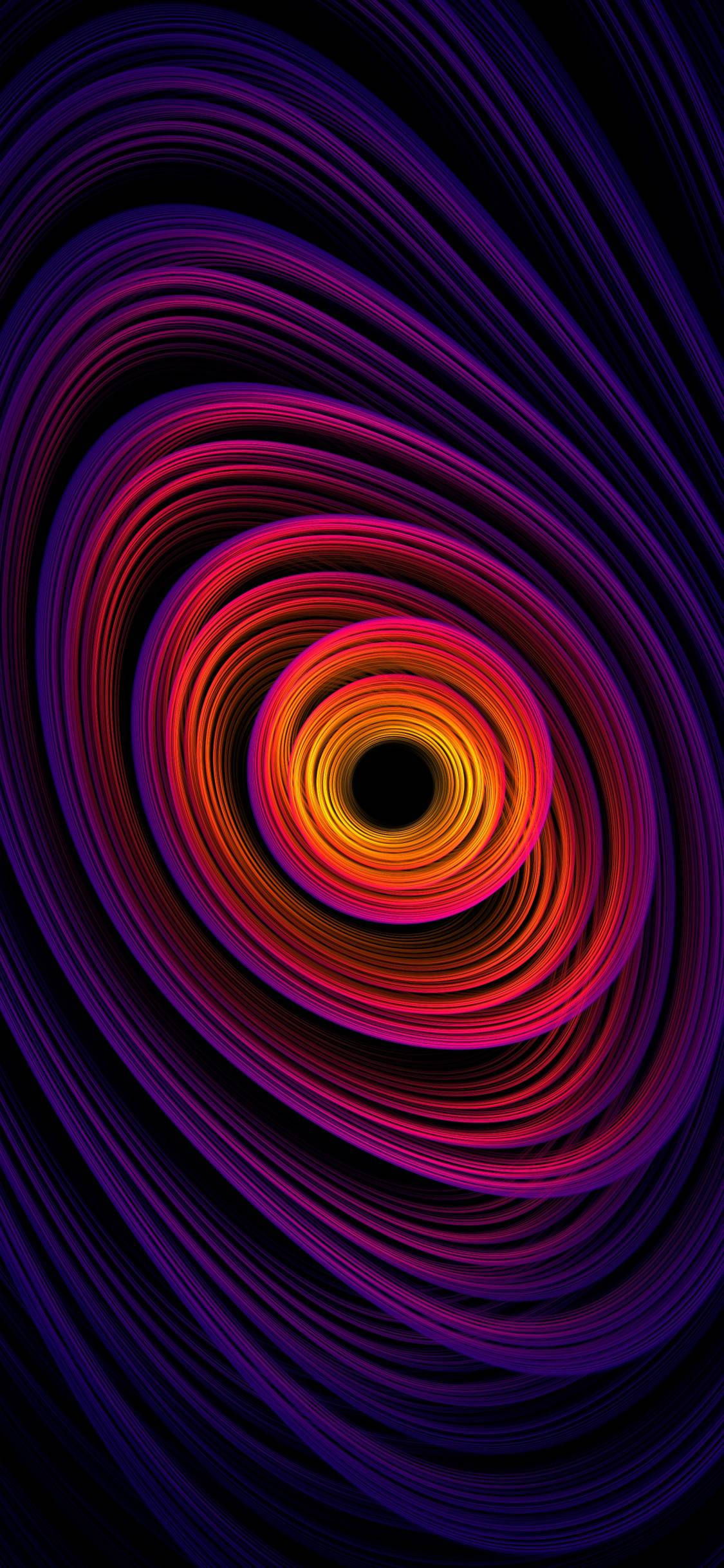 Sanaa ya Aesthetic ya Whirlpool Nyekundu iPhone Xr Picha ya Ukuta