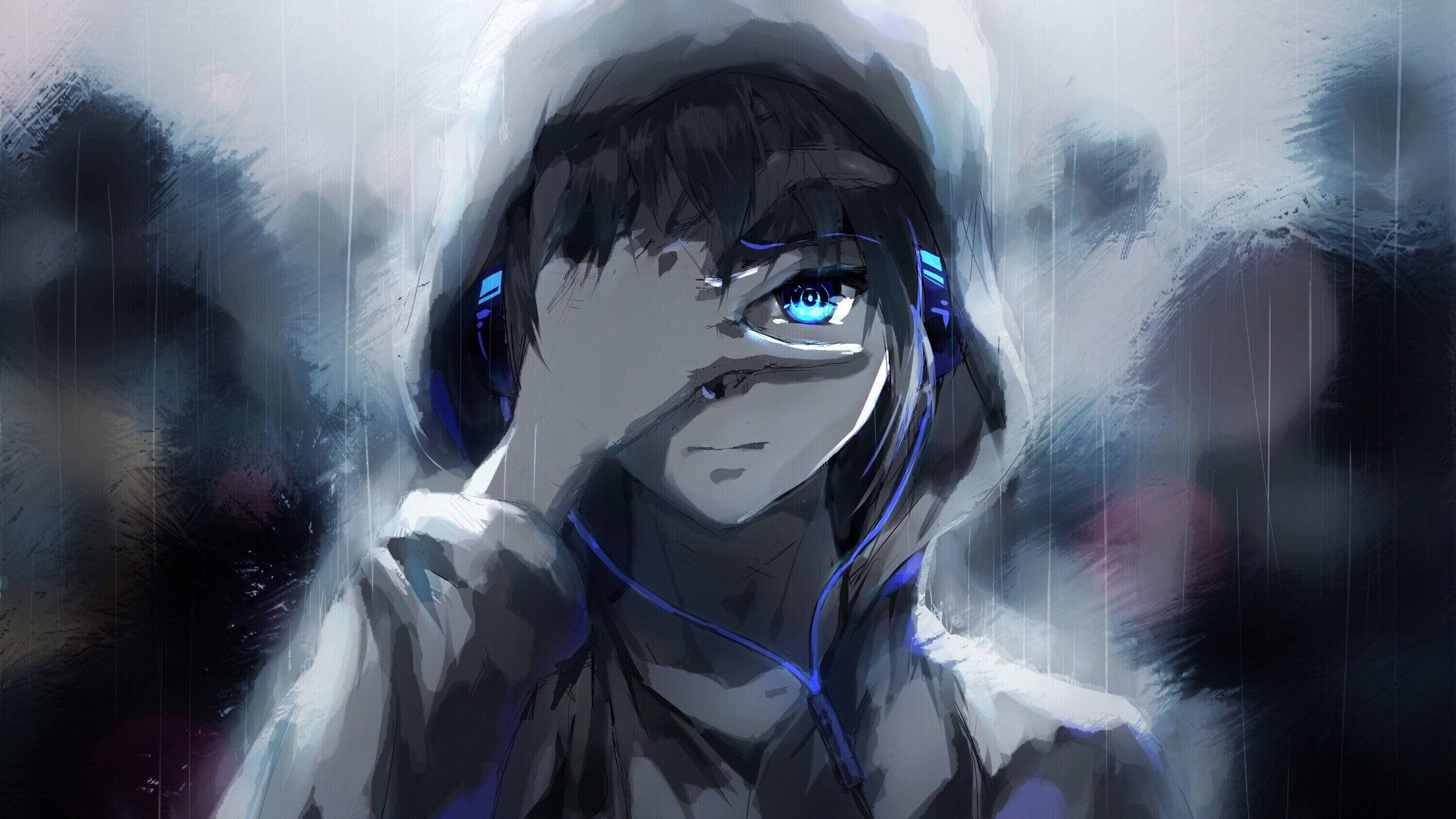 Sanaa ya Anime ya PFP ya Kuwa na Mvua Picha ya Ukuta