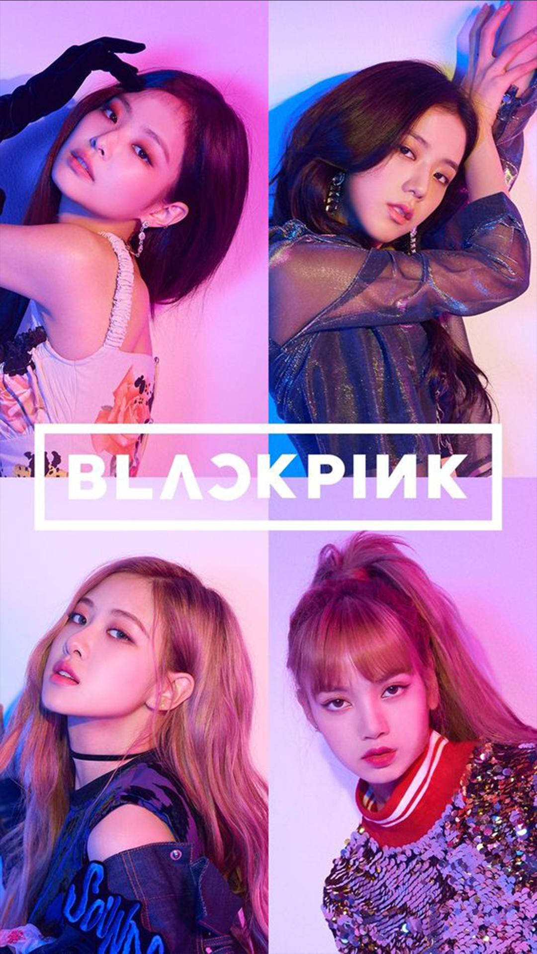 Sanaa ya Collage ya Blackpink Picha ya Ukuta