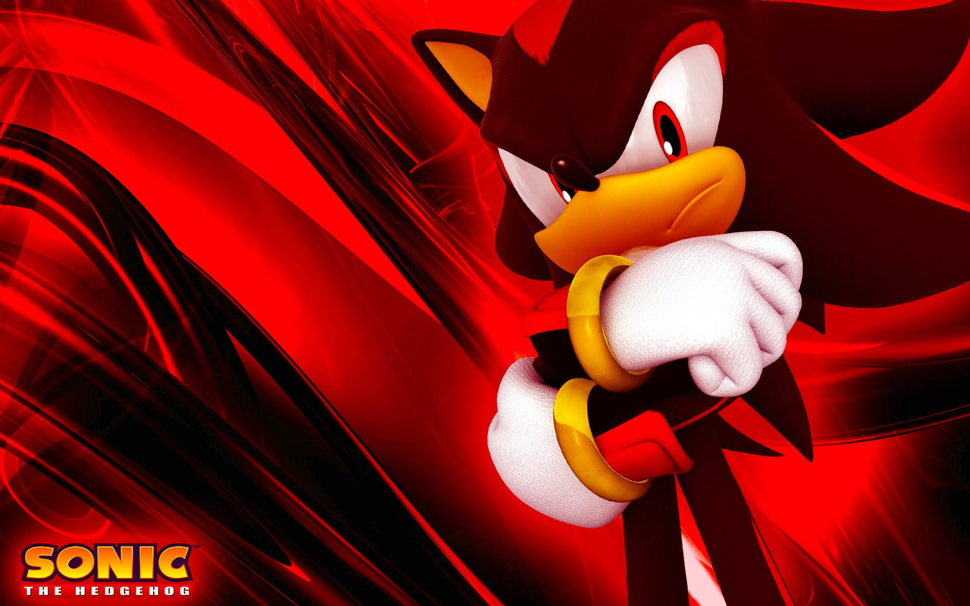 Sanaa ya Dijiti ya Sonic The Hedgehog Picha ya Ukuta