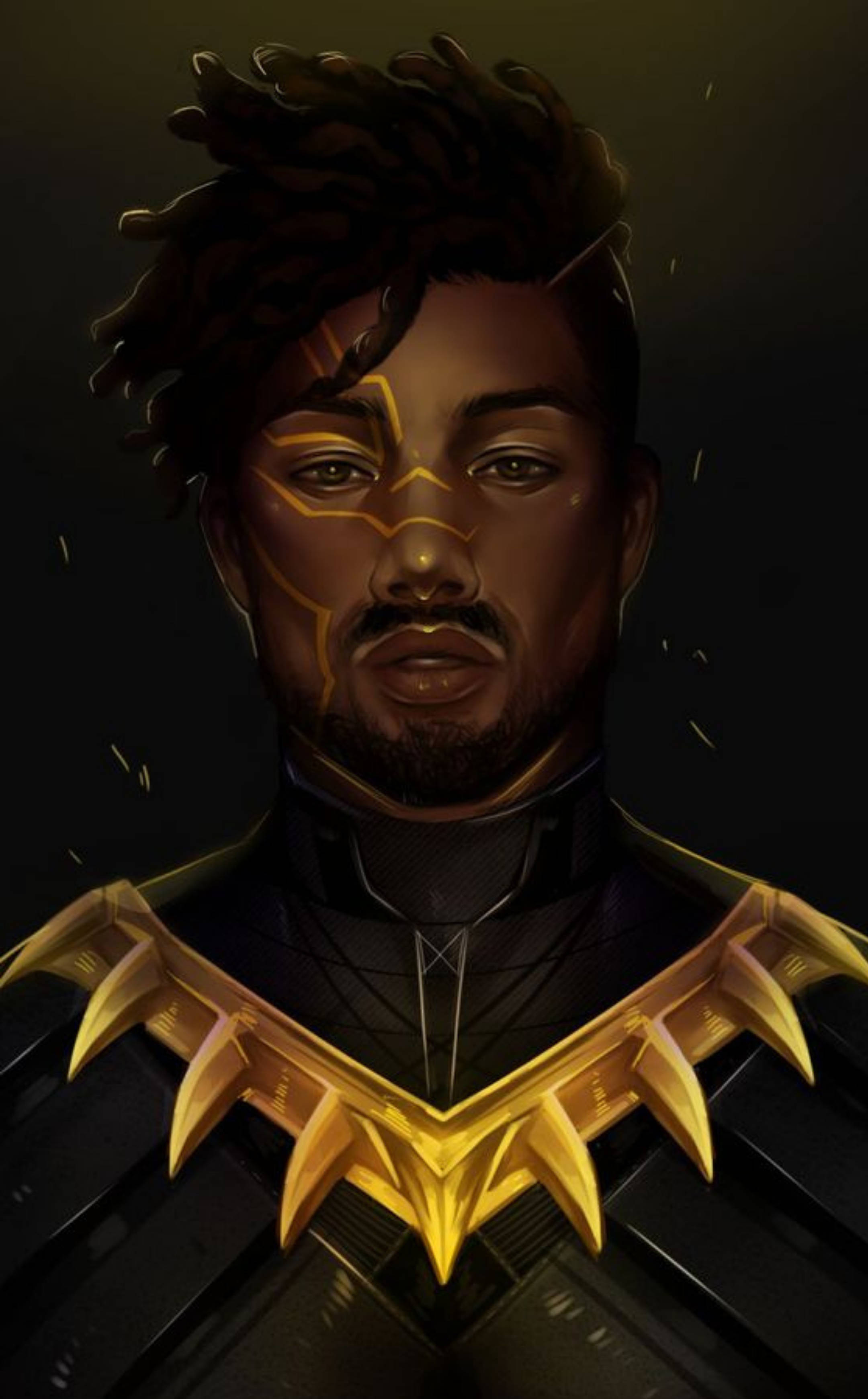 Erik Killmonger Art Picha ya Ukuta
