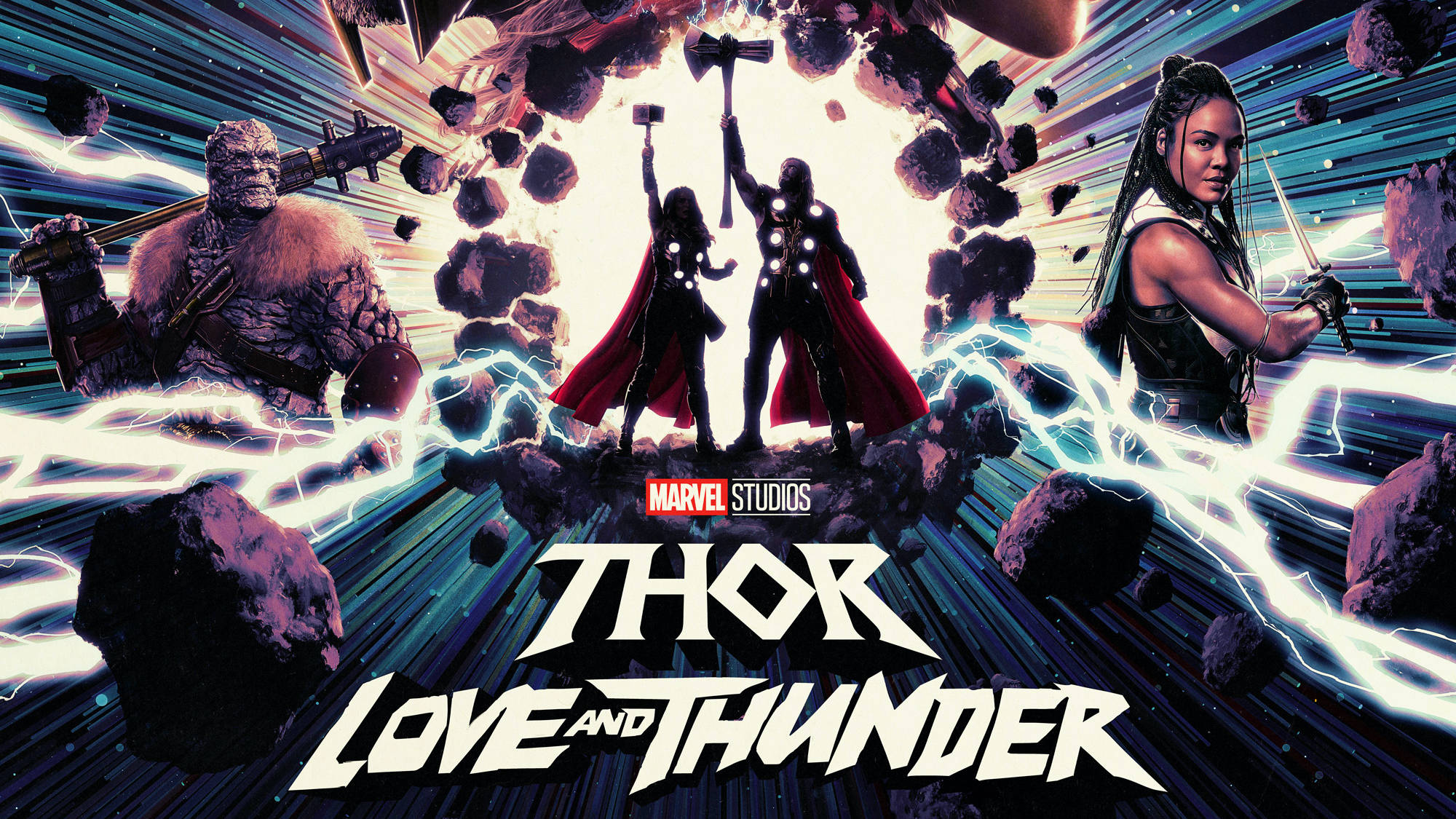 Sanaa ya Filamu ya Thor Love And Thunder Picha ya Ukuta
