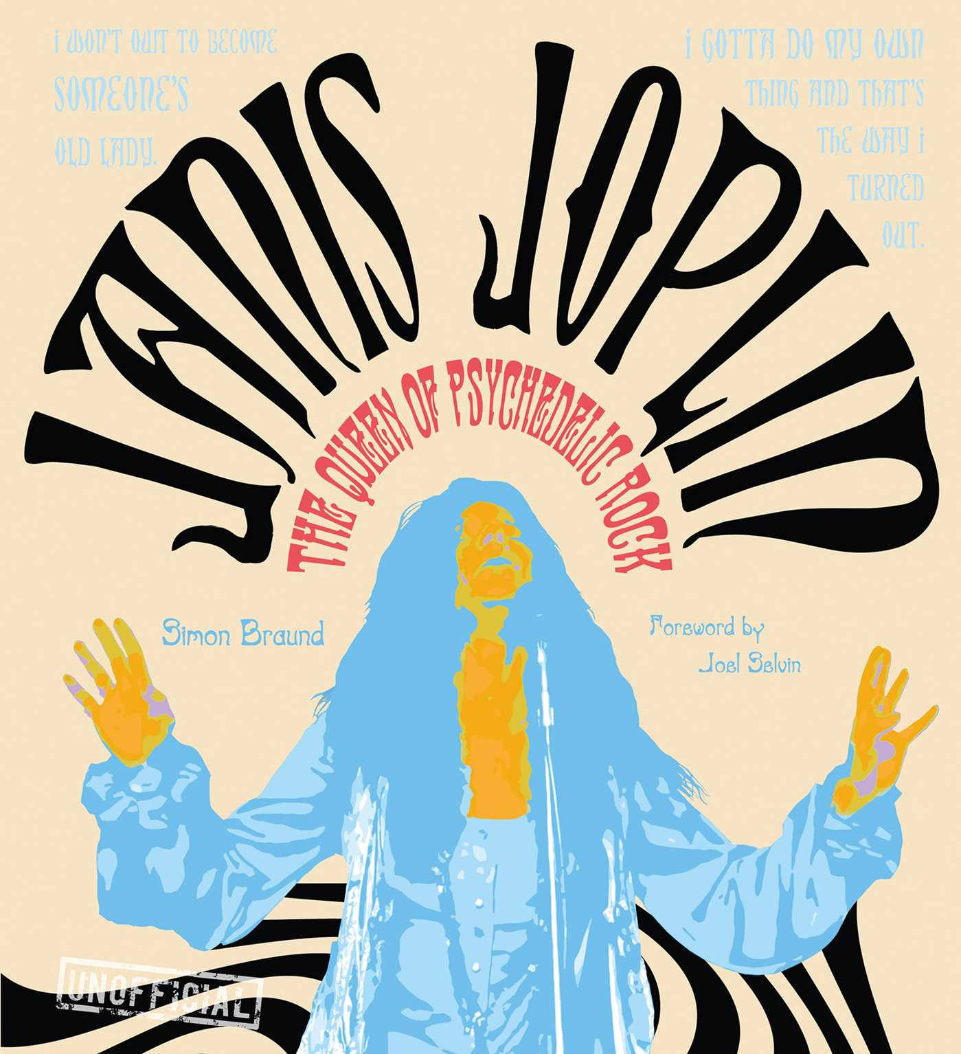 Sanaa ya Janis Joplin Picha ya Ukuta