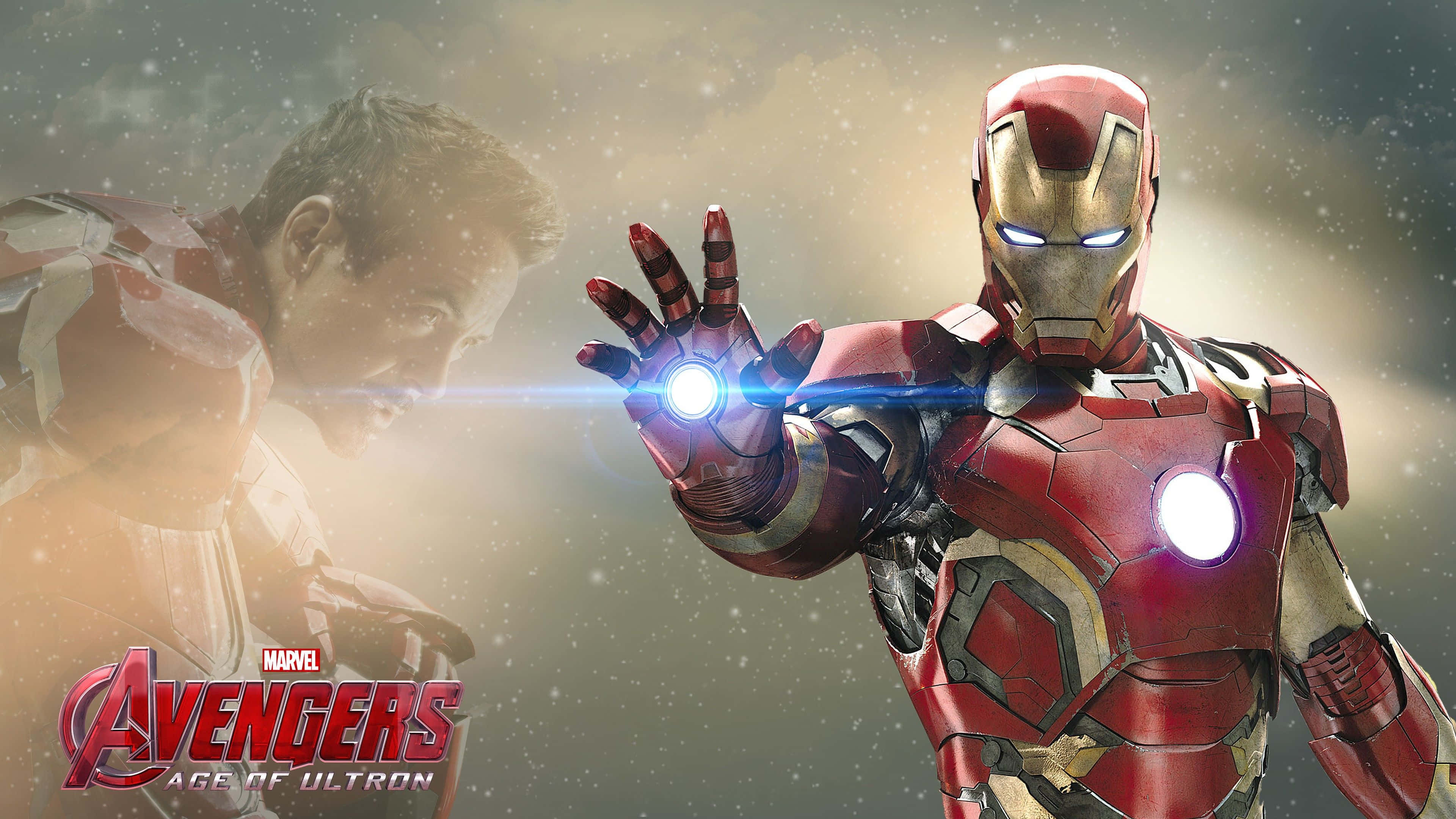 Sanaa ya Kipromoshoni ya Iron Man Age of Ultron Picha ya Ukuta