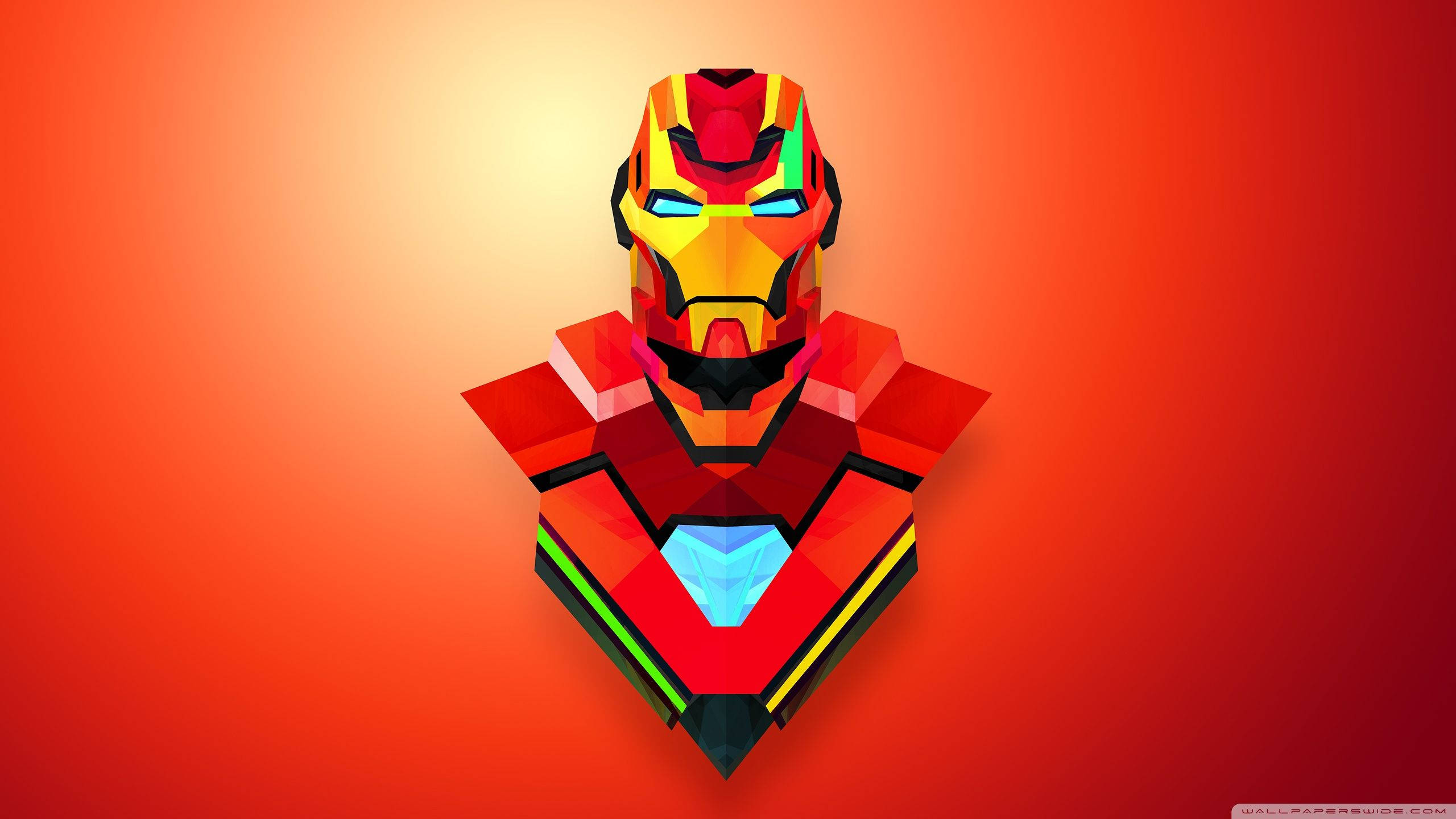 Sanaa ya Kufikirika ya Iron Man Picha ya Ukuta