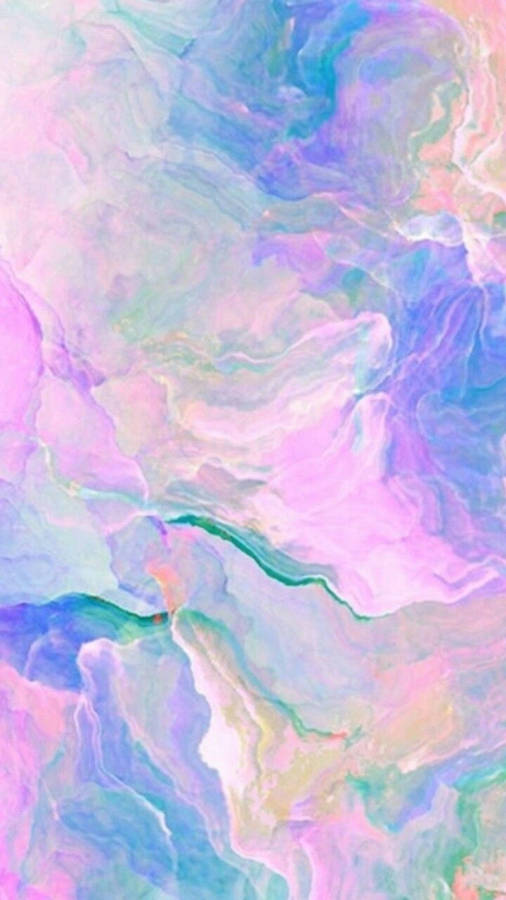 Sanaa ya Marumaru ya Pastel ya Neon Picha ya Ukuta