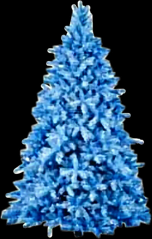 Sanaa ya Mti wa Krismasi wa Bluu Picha ya Ukuta