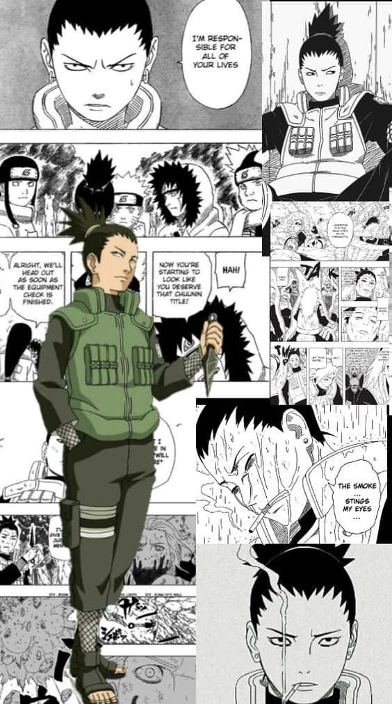 Sanaa ya Mwonekano wa Shikamaru Picha ya Ukuta