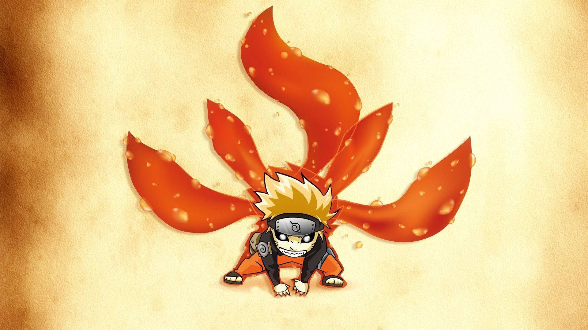 Sanaa ya Naruto Kyuubi Mrembo Picha ya Ukuta