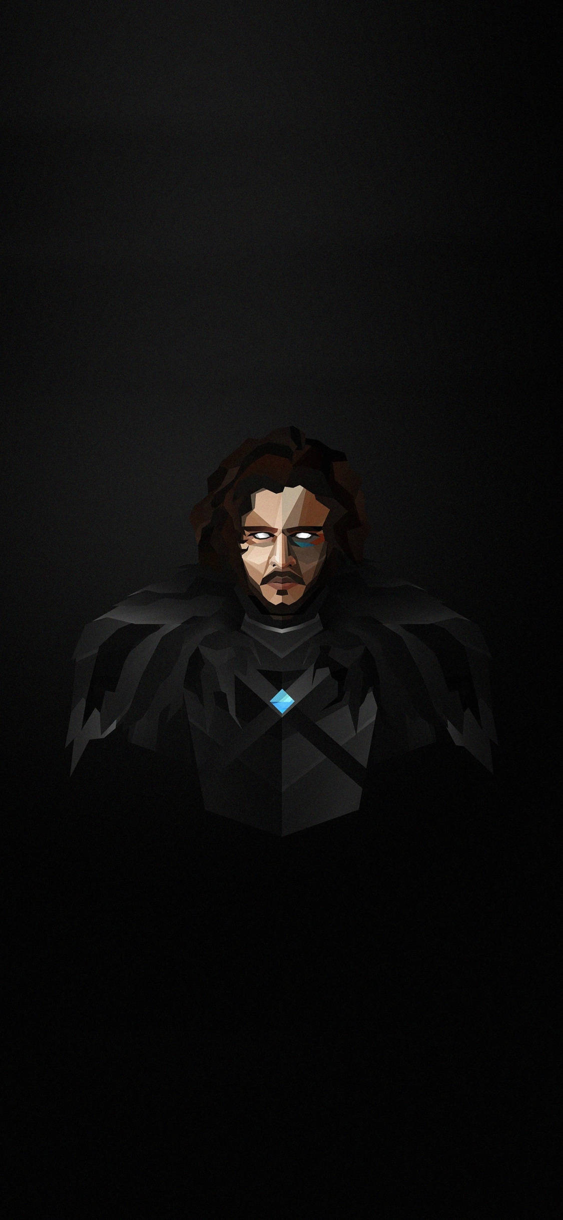Sanaa ya Poligoni Jon Snow Picha ya Ukuta