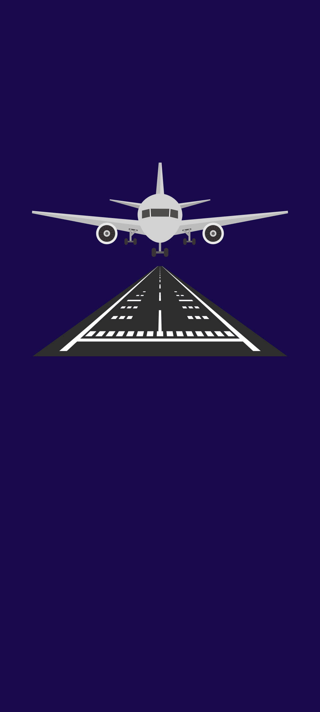 Sanaa ya Runway Purpuri Picha ya Ukuta