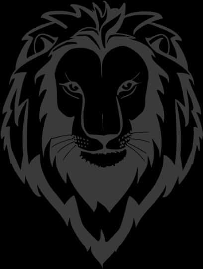 Sanaa ya Simba Mwenye Kivuli cha Ajabu Picha ya Ukuta