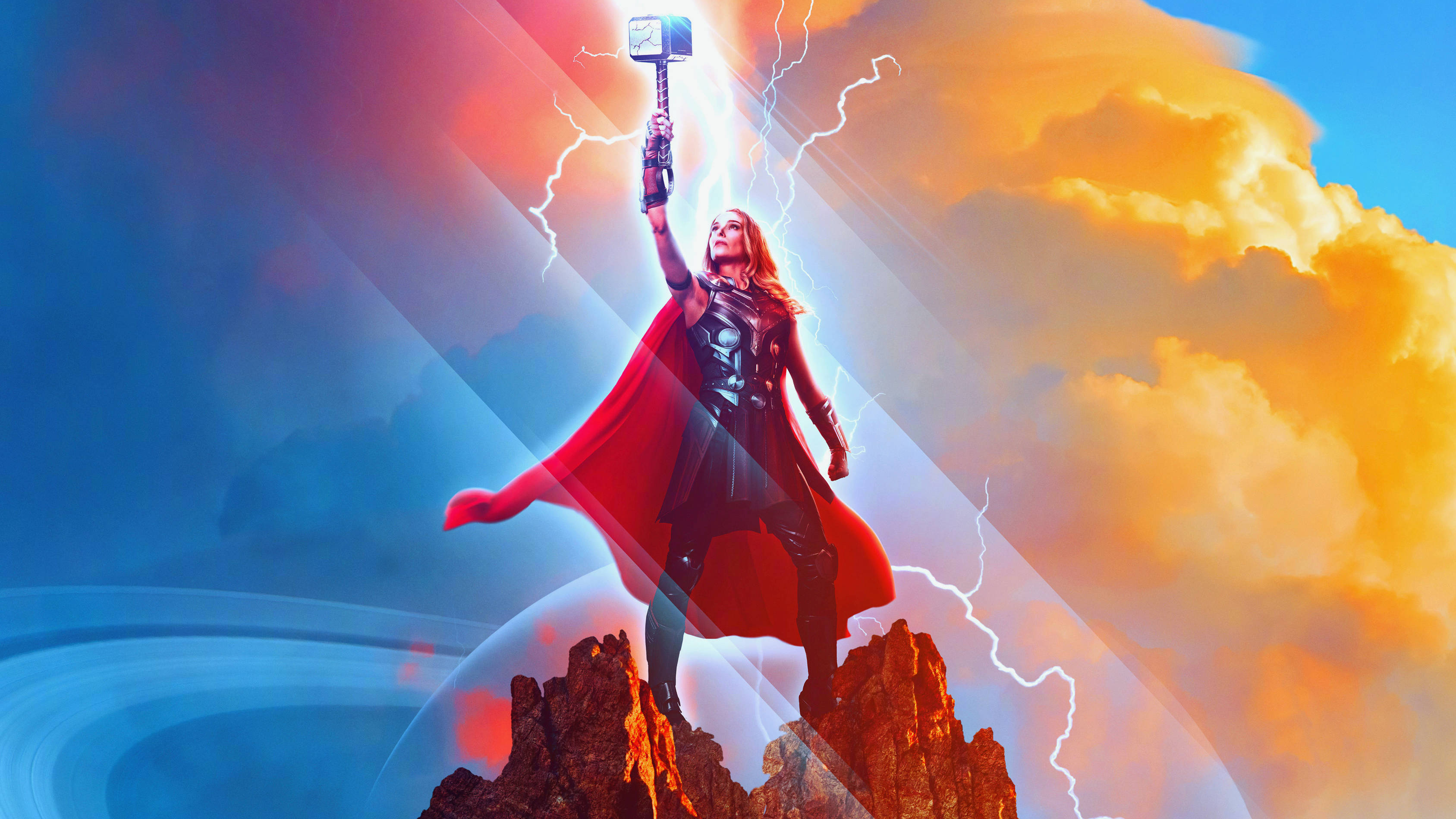 Sanaa ya Thor Love And Thunder Jane Foster Picha ya Ukuta