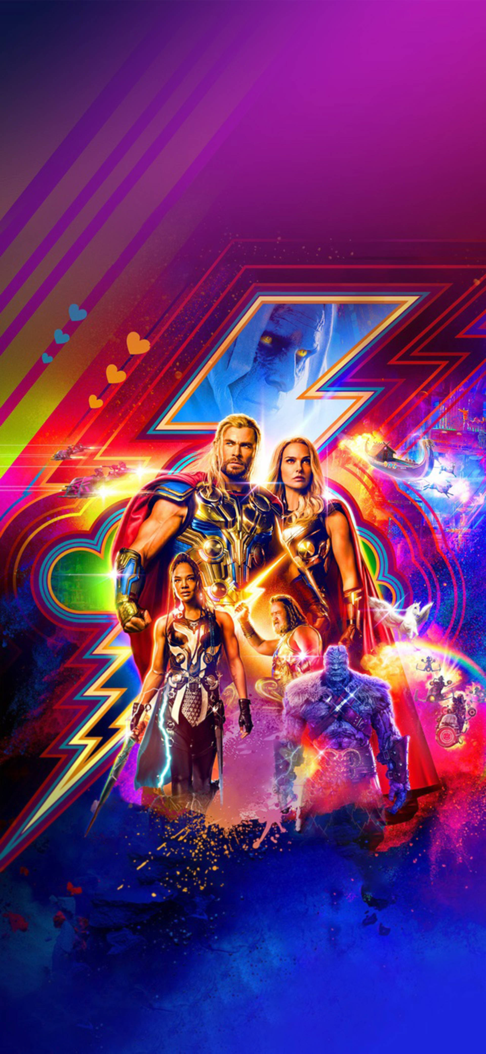 Sanaa ya Ubunifu ya Thor Love And Thunder Picha ya Ukuta