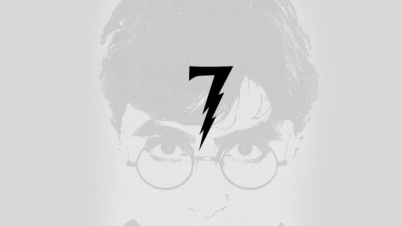 Sanaa ya Urembo ya uso wa Harry Potter Picha ya Ukuta