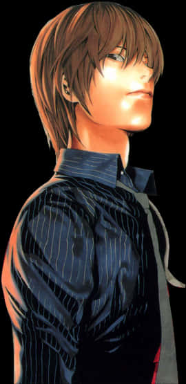 Sanaa ya Wasifu wa Light Yagami Picha ya Ukuta