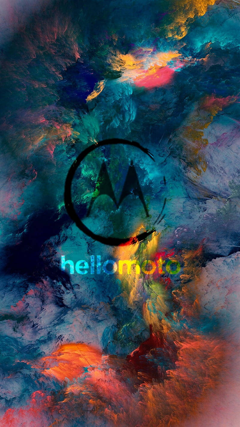 Sanaa ya Wingu Rangi ya Motorola Picha ya Ukuta