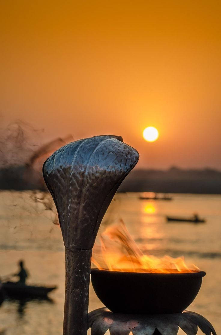 Sanamu ya Cobra ya Mahakal Ujjain Picha ya Ukuta
