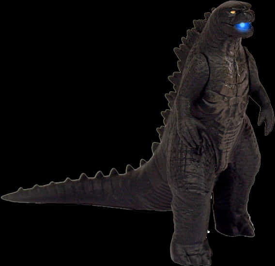 Sanamu ya Godzilla Imesimama Picha ya Ukuta