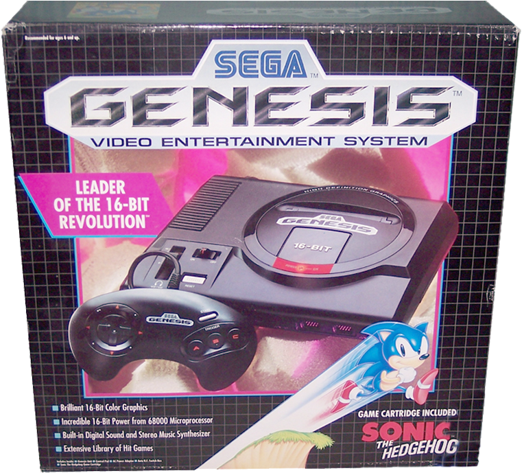 Sanduku la Sega Genesis la Sanaa ya Kifurushi Picha ya Ukuta