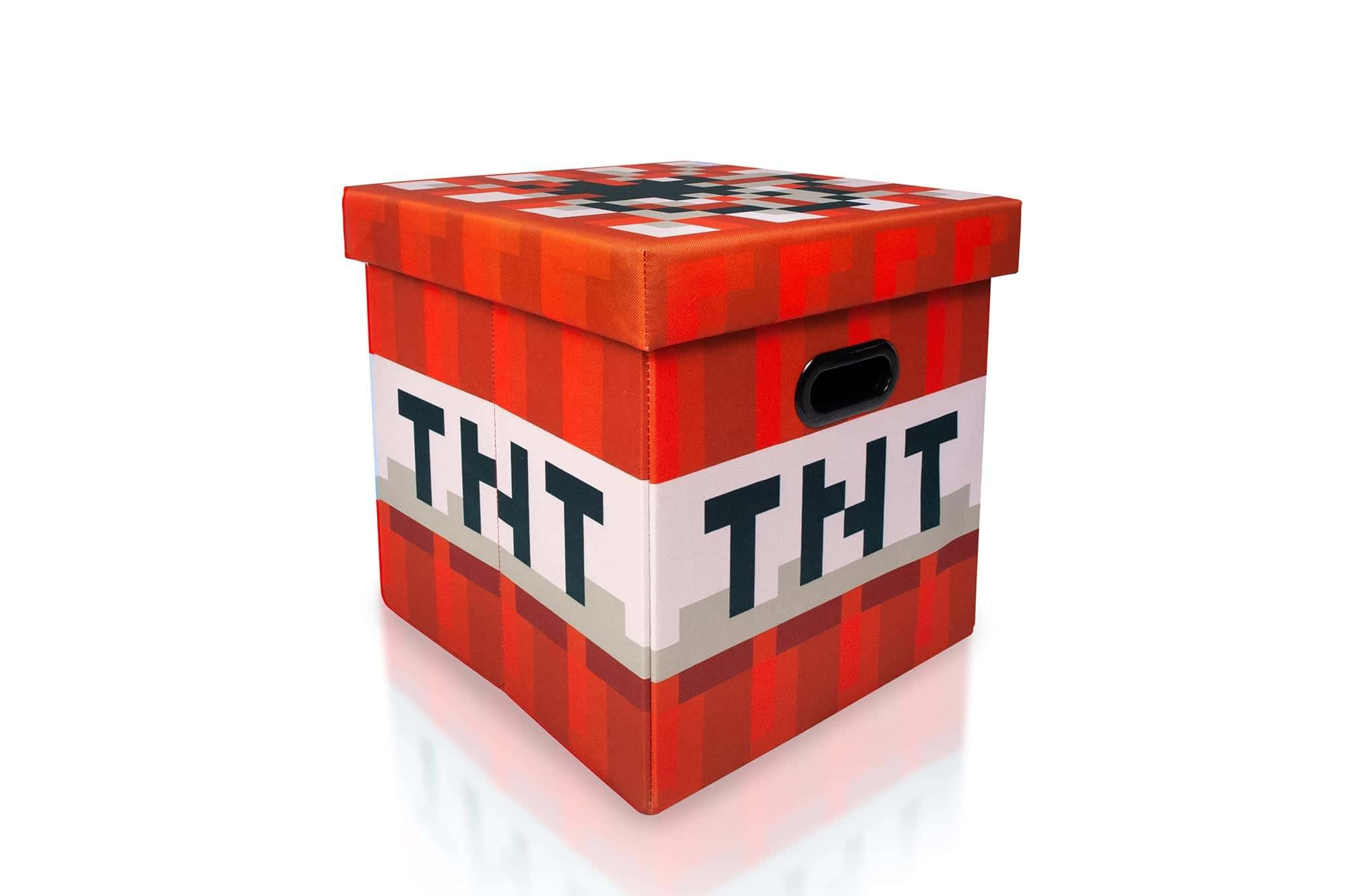 Sanduku lenye TNT ya Minecraft Picha ya Ukuta