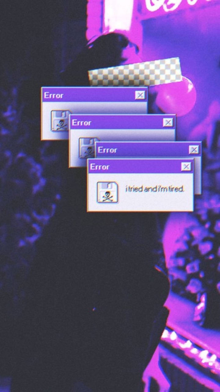 Sanduku za Mazungumzo za Emo Aesthetic Picha ya Ukuta