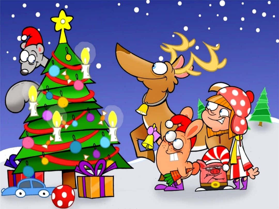 Santa Claus mcheshi anapumua ufukweni Picha ya Ukuta