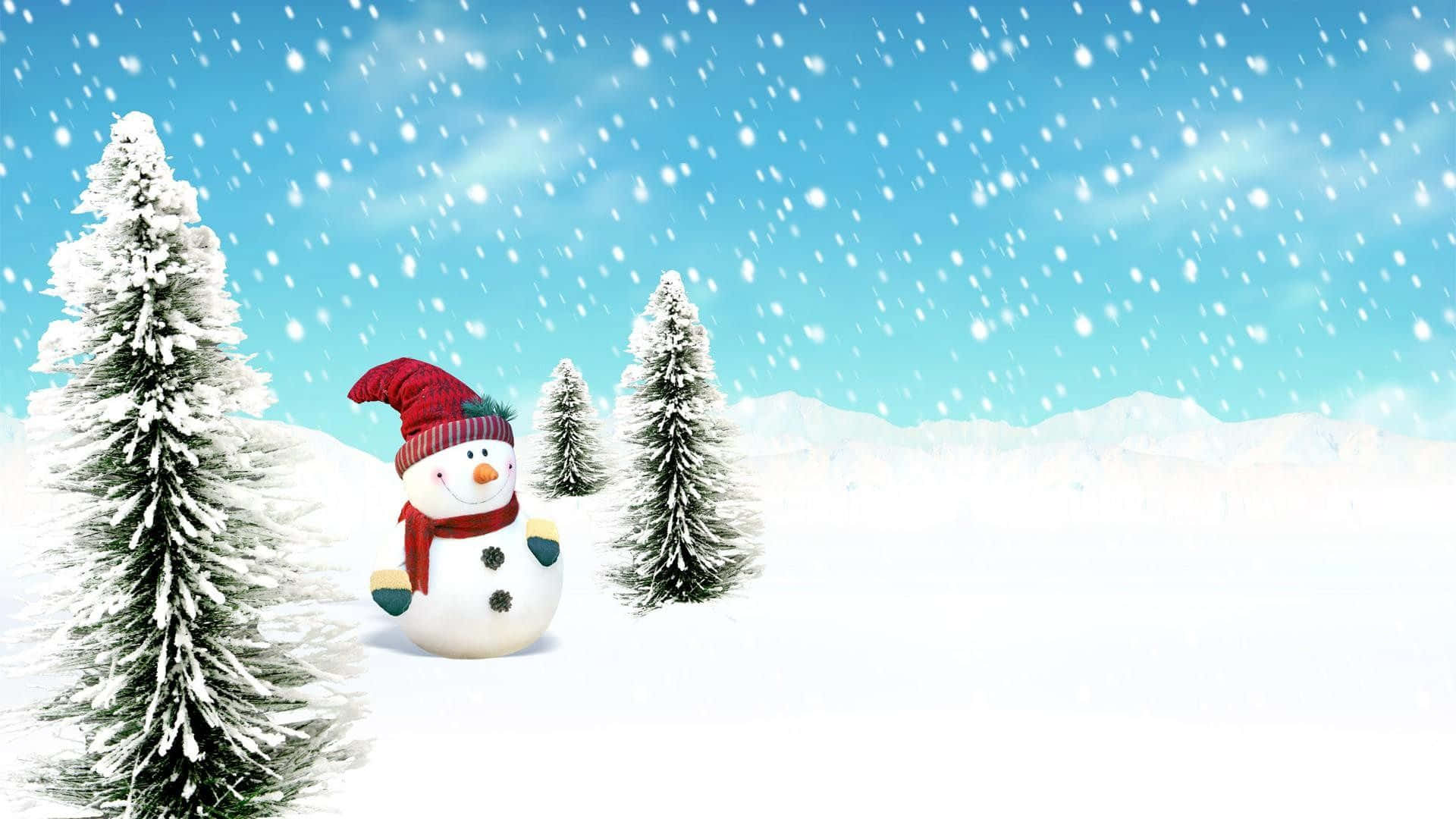 Santa Claus wa Ajabu Akibeba Zawadi Picha ya Ukuta