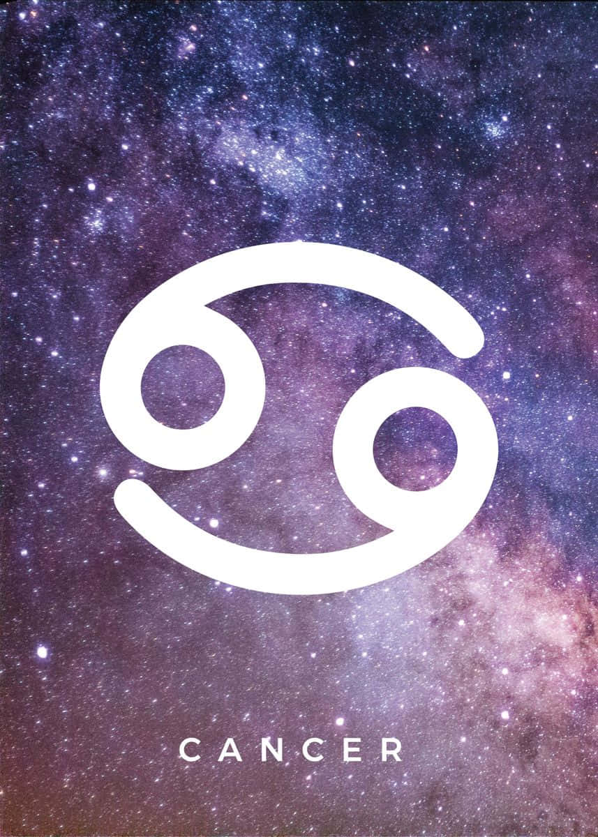 Sarafu ya Saratani ya Zodiac ya Galaxy Picha ya Ukuta