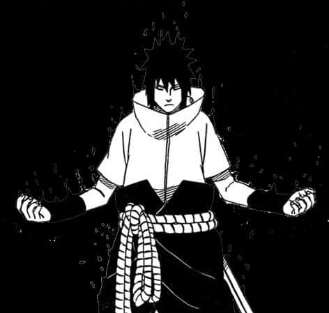 Sasuke Akitafakari Gizani Picha ya Ukuta