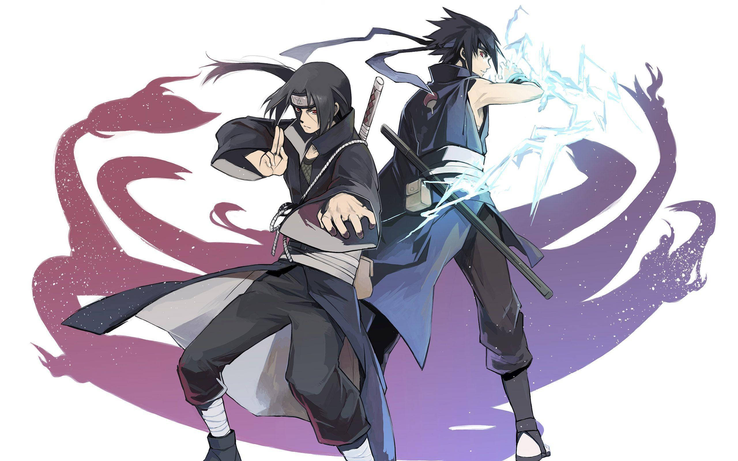 Sasuke Anafungua Chidori Picha ya Ukuta