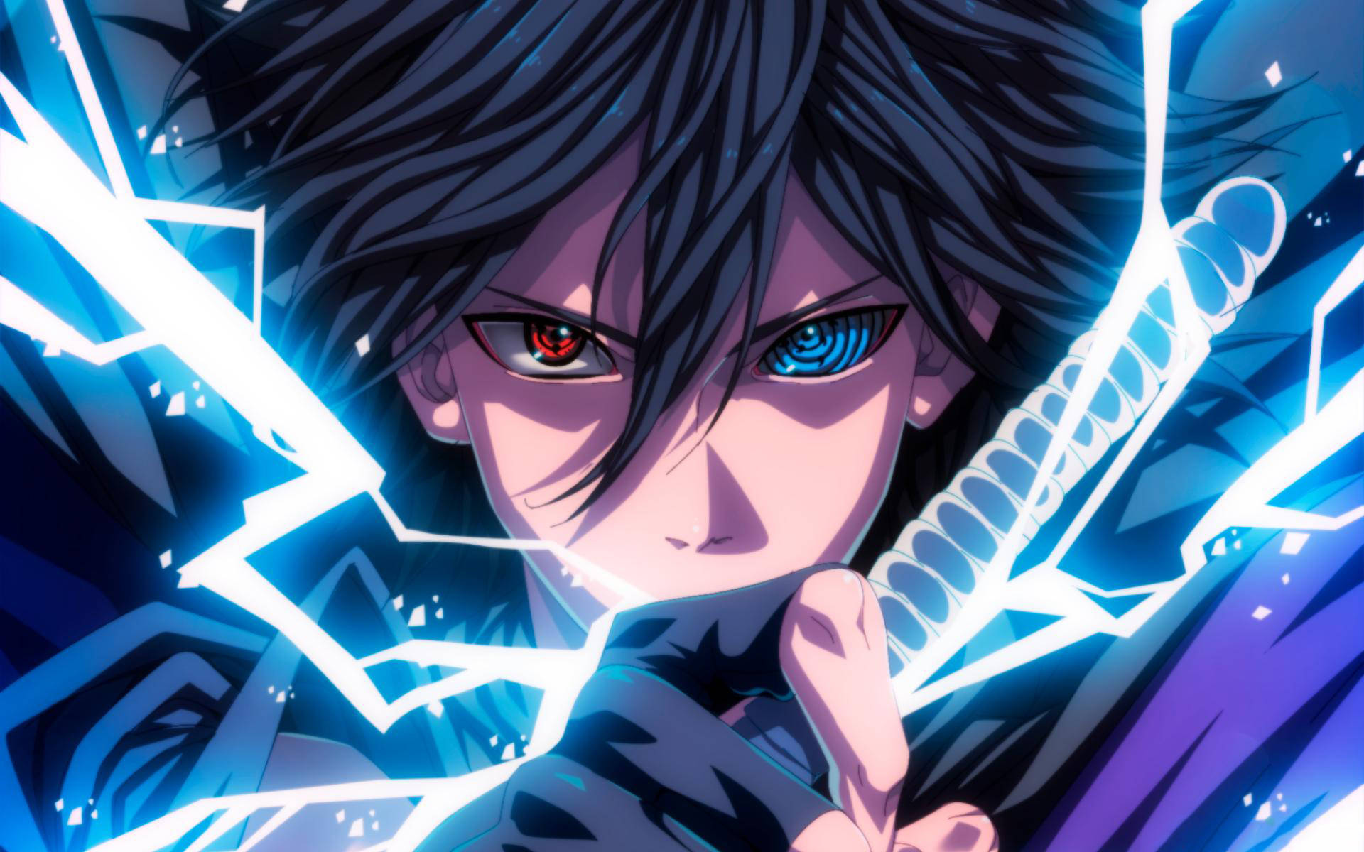 Sasuke Baridi Nguvu Safi Picha ya Ukuta