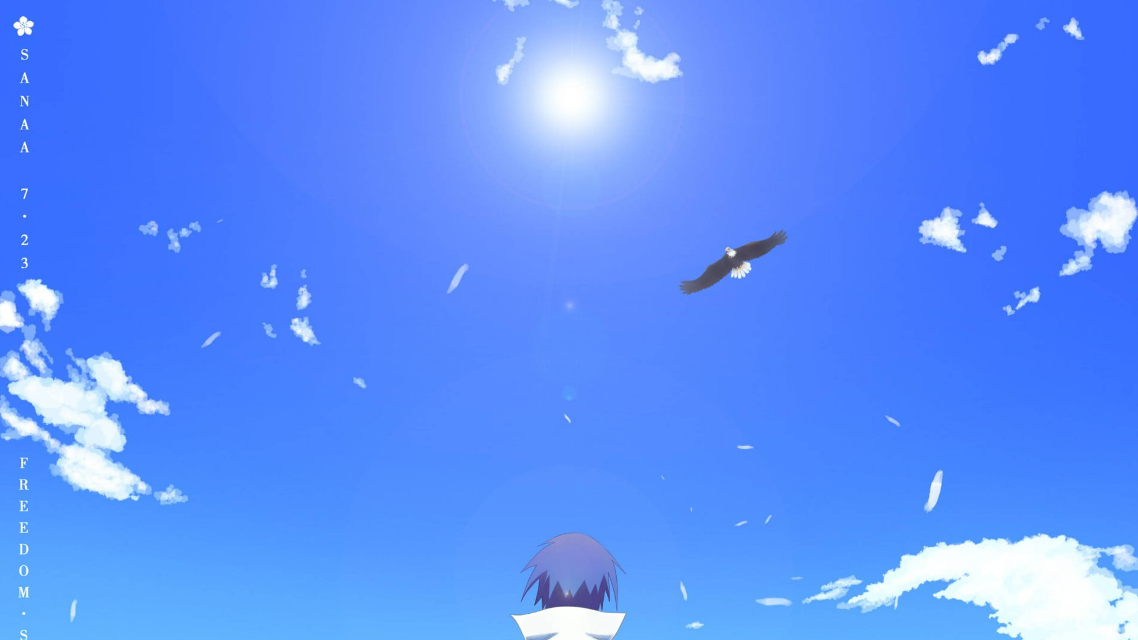Sasuke Chini ya Anga la Jua Picha ya Ukuta