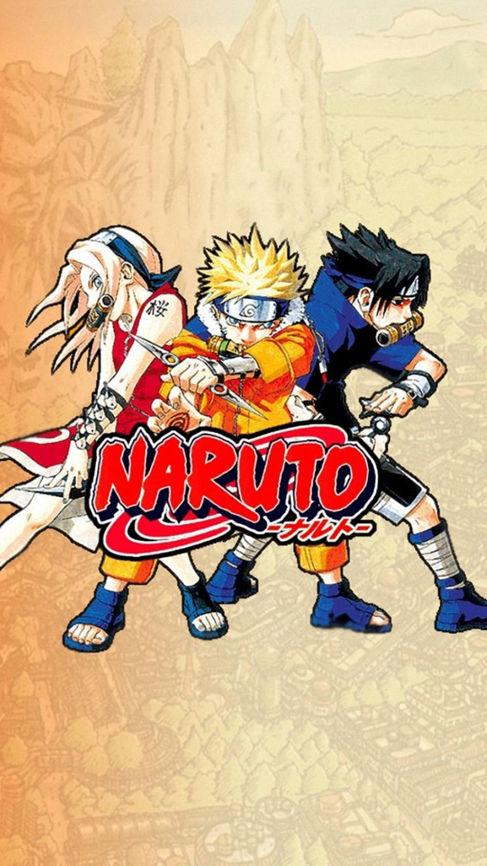 Sasuke Narute iPhone Nembo Rasmi Picha ya Ukuta
