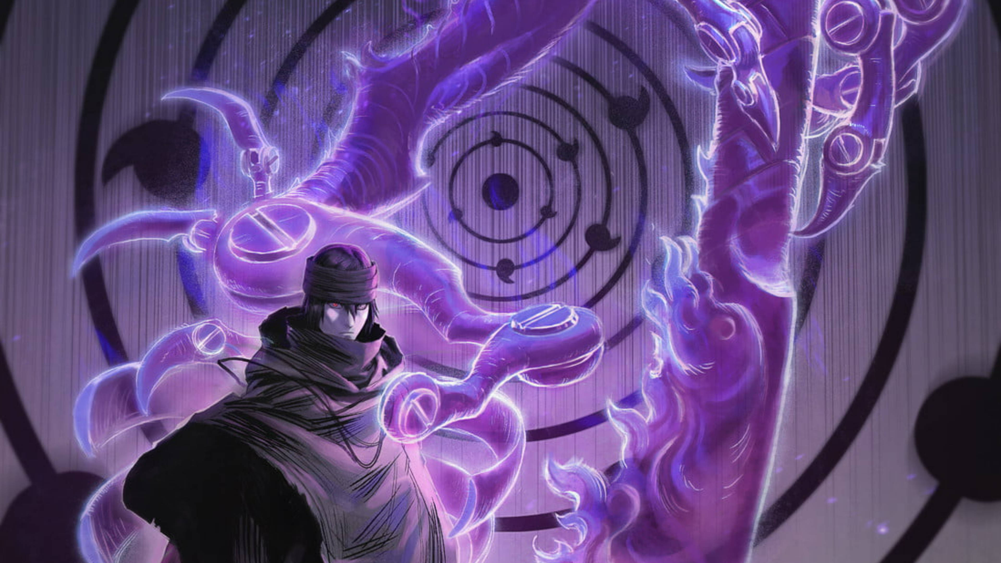 Sasuke Rinnegan Dōjutsu Picha ya Ukuta