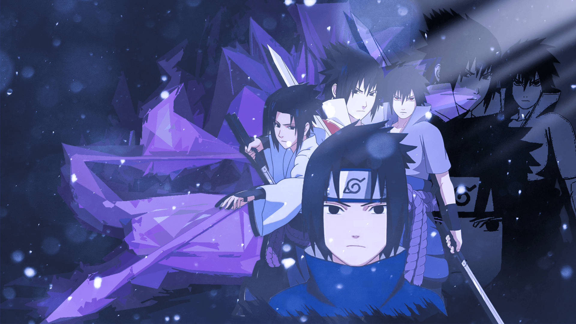 Sasuke Uchiha wa Naruto PC Picha ya Ukuta