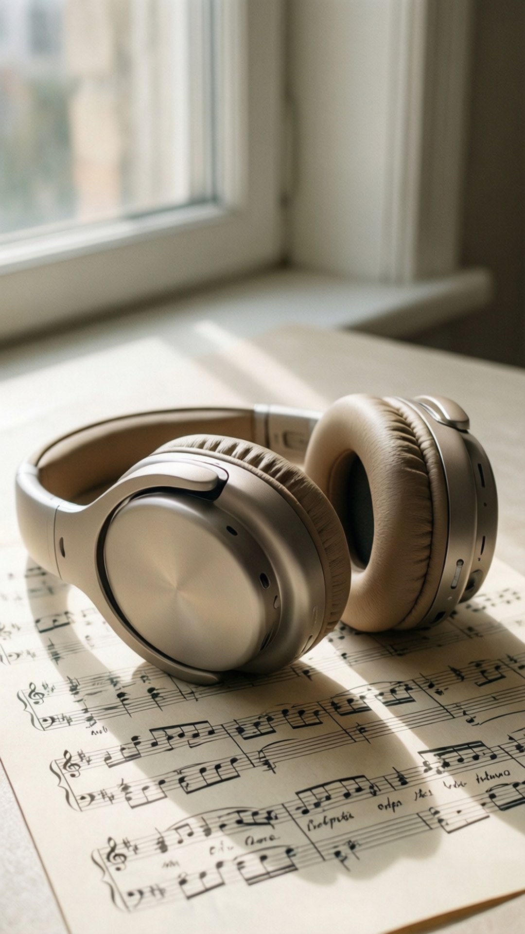Sauti na Noti za Muziki Picha ya Ukuta