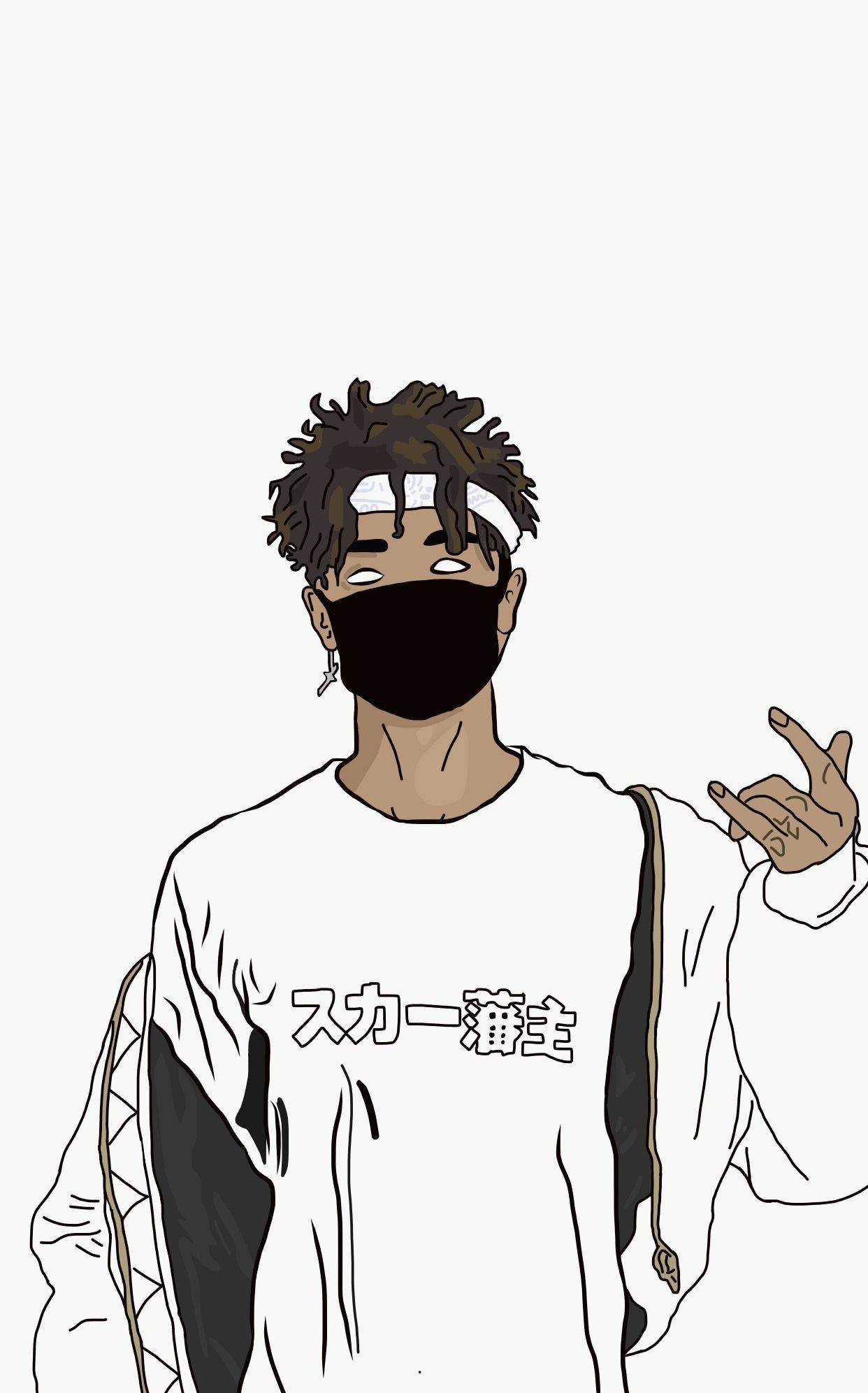 Scarlxrd White Aesthetic Picha ya Ukuta