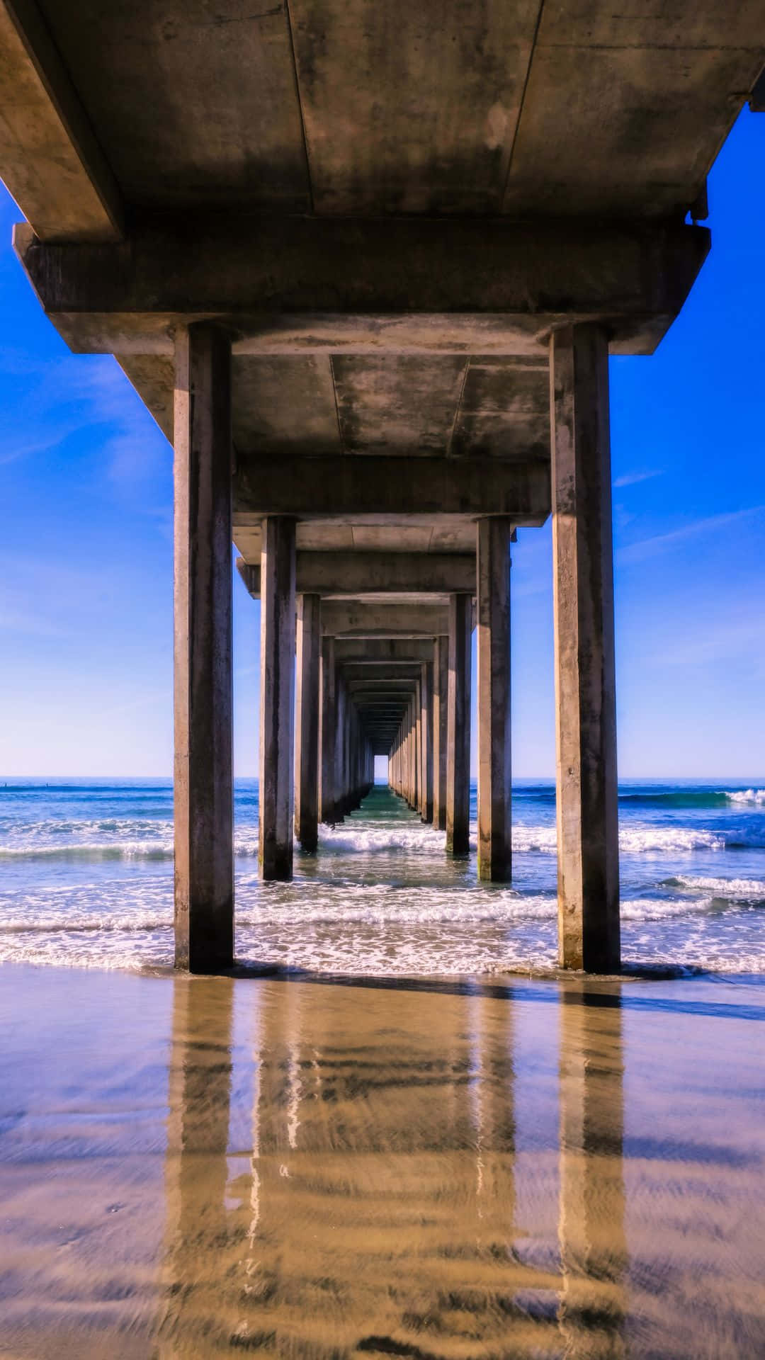 Scripps Pier San Diego iPhone Picha ya Ukuta