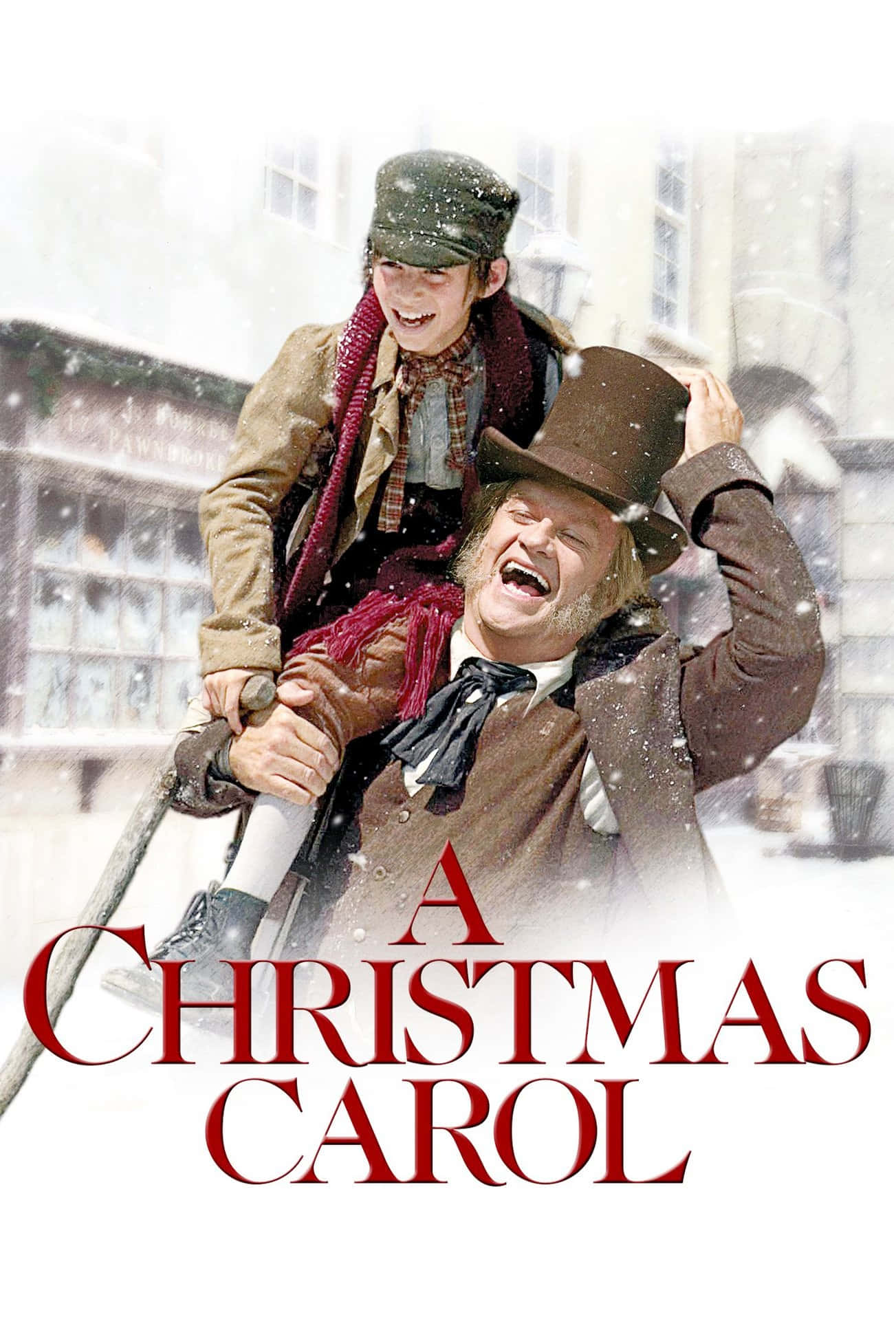 Scrooge anabadilika moyo katika A Christmas Carol ya Charles Dickens Picha ya Ukuta
