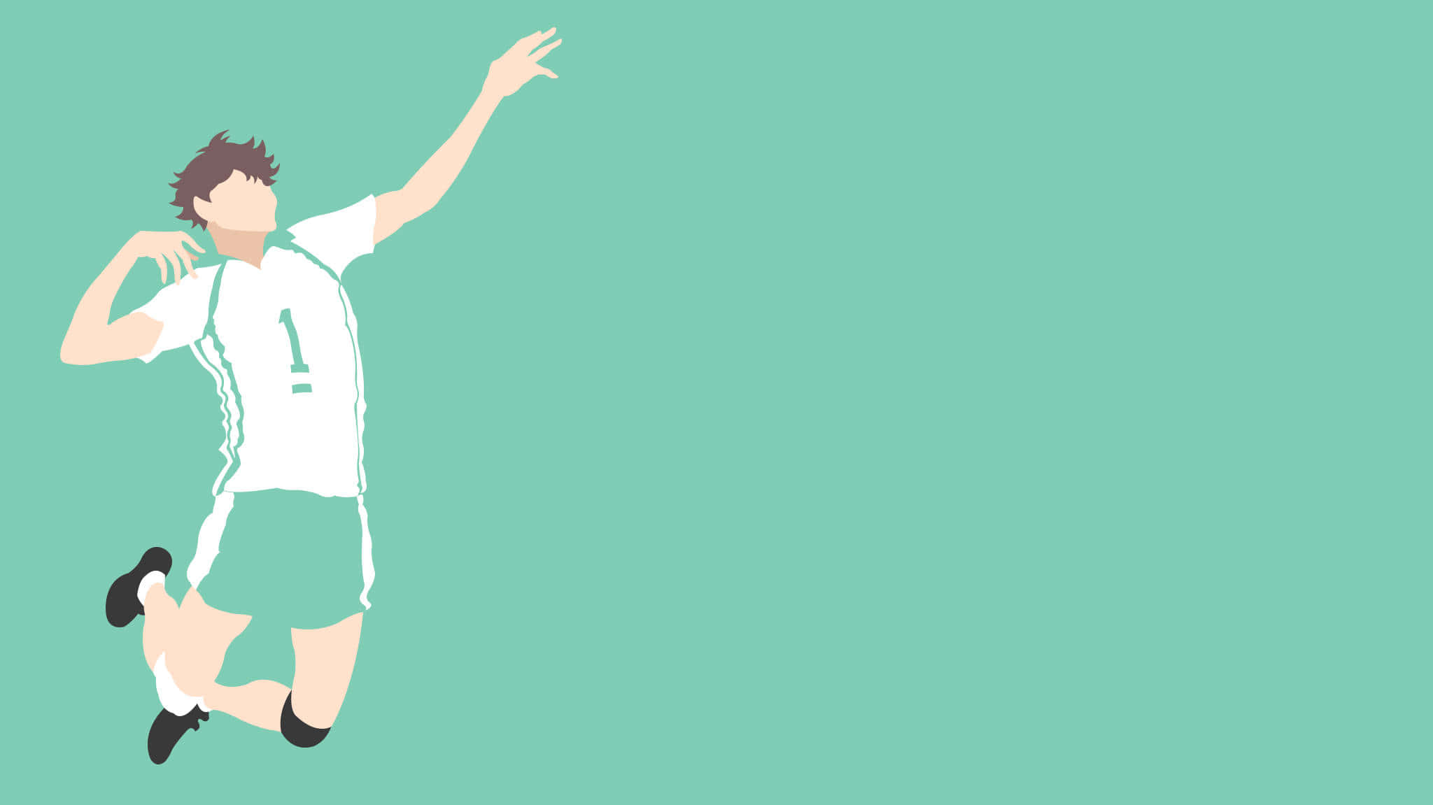 Sekuleta ya Aoba Johsai Oikawa Vector Picha ya Ukuta