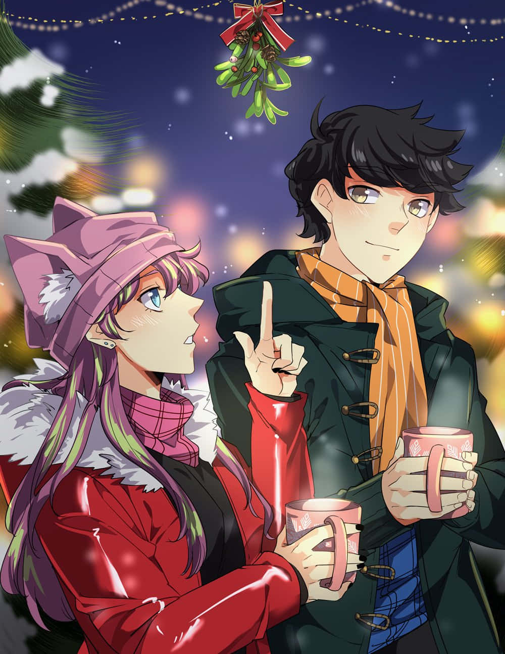 Seraphina na John kutoka UnOrdinary Picha ya Ukuta