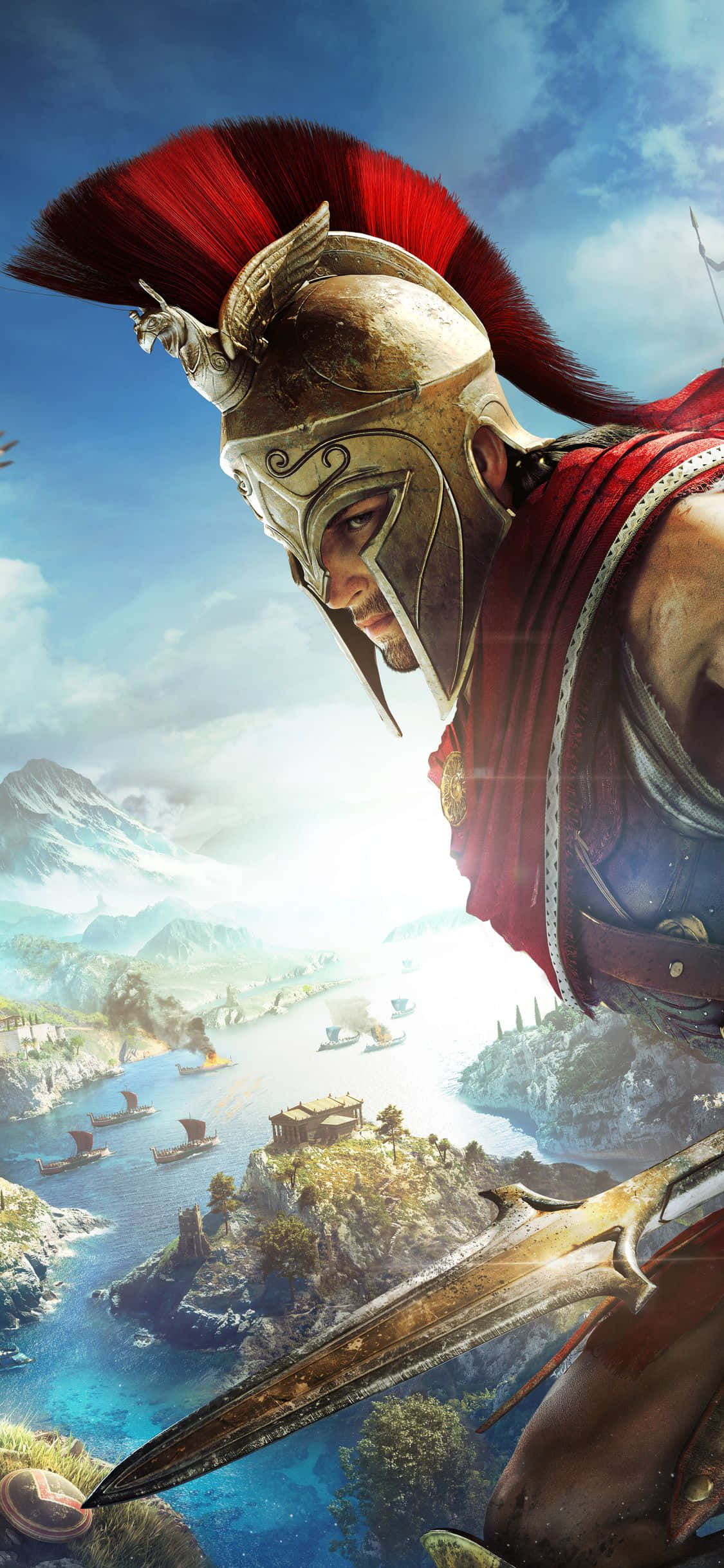 Safari kwa bahari mtandaoni na Android Assassin's Creed Odyssey Picha ya Ukuta