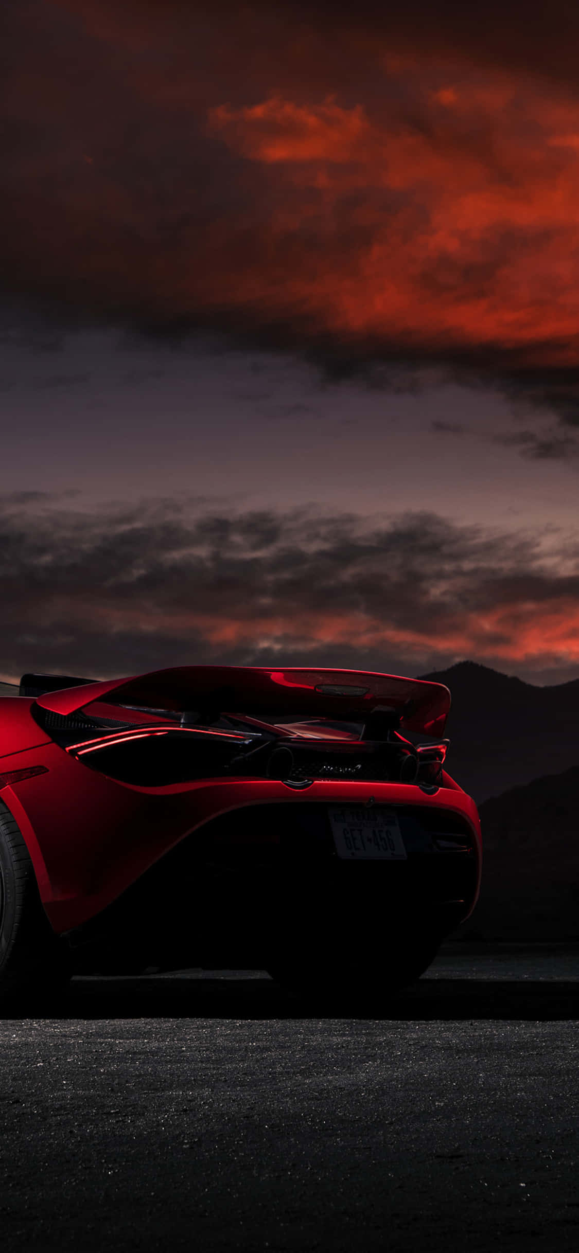 "Seti ya kasi na mwonekano, iPhone Xs Mclaren 720s" Picha ya Ukuta