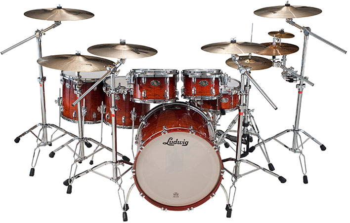 Seti ya Ngoma za Kitaalamu Ludwig Kit Picha ya Ukuta