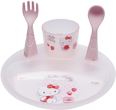 Seti ya Vyombo vya Mwana wa Hello Kitty Picha ya Ukuta