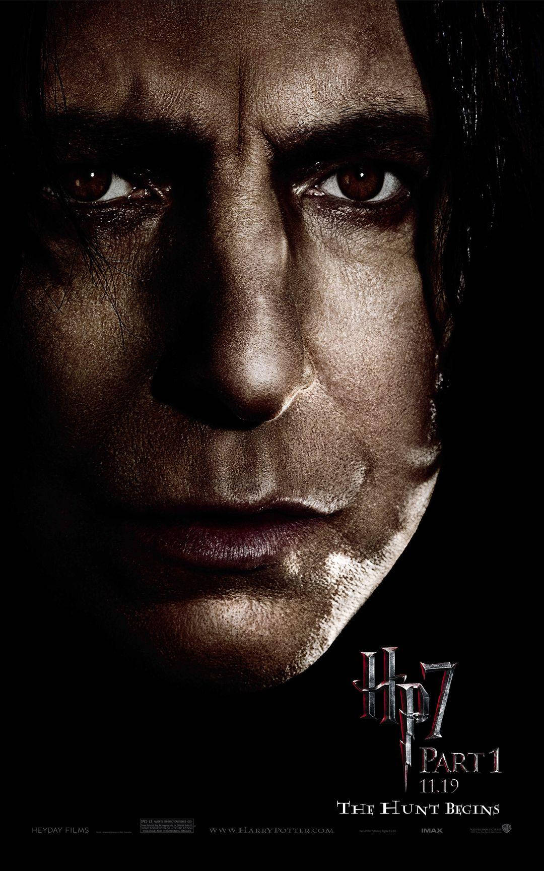 Severus Snape Mwonekano wa Kujitahidi Picha ya Ukuta