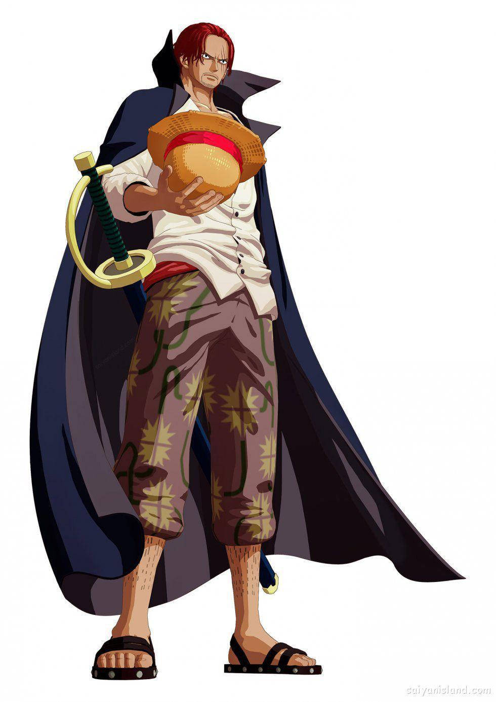 Shanga ya Nyasi ya Shanks ya One Piece Picha ya Ukuta