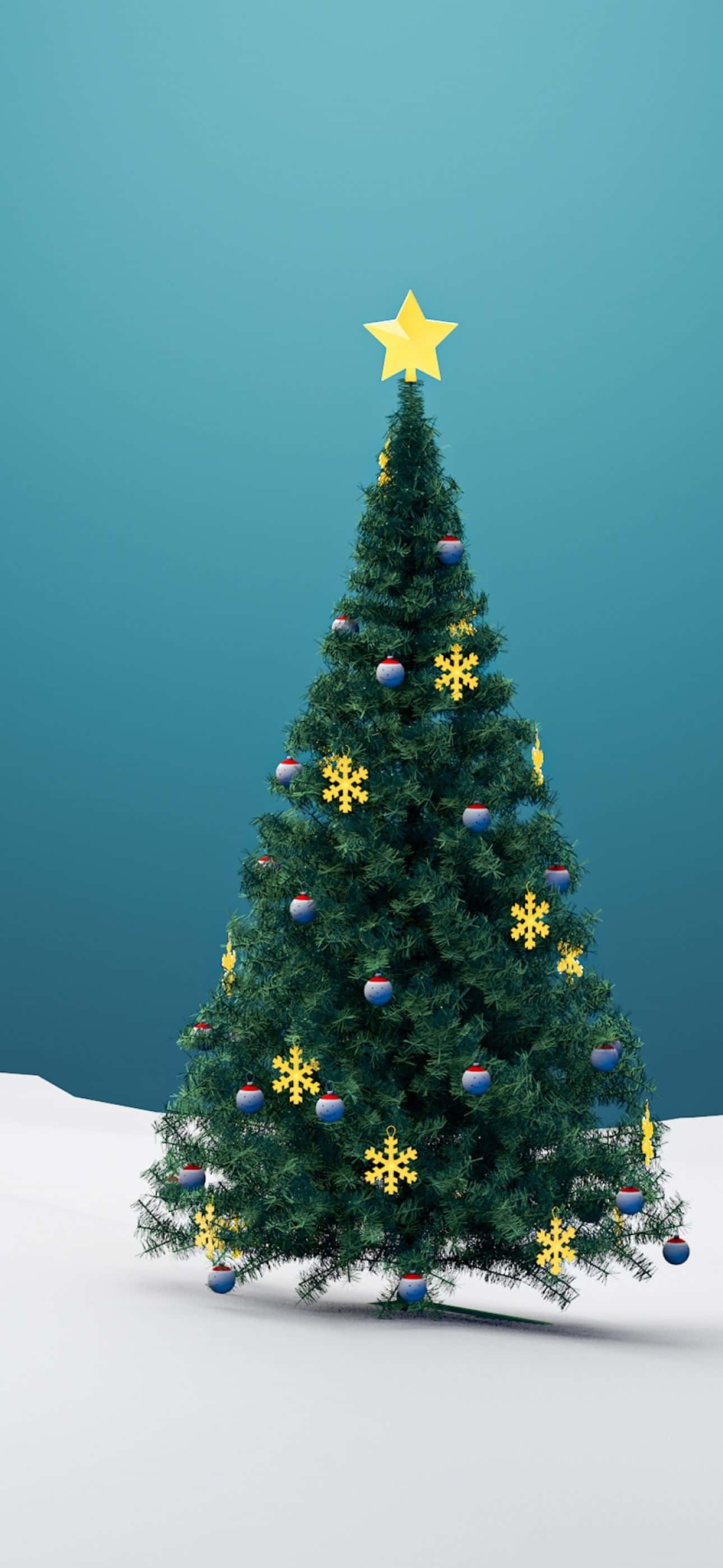 Share the Joy of Christmas with an iPhone Picha ya Ukuta